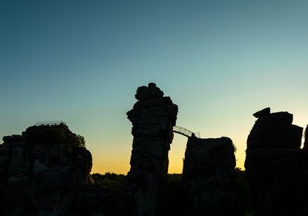 Externsteine im Gegenlicht - Horn -Bad Meinberg - Teutoburger Wald 