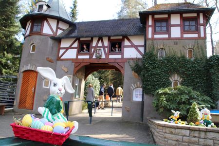 Eingang Märchenwald im Freizeitpark Sommerrodelbahn Ibbenbüren