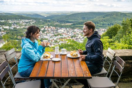 Pause in der Sachsenklause
