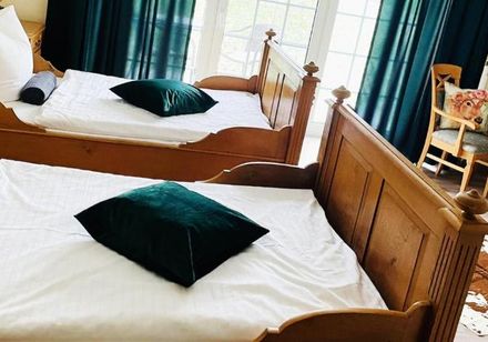Twinbettzimmer im Hotel Rehkitz