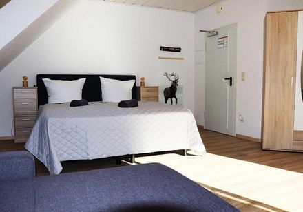 Doppelzimmer im Hotel Rehkitz