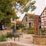 Brunnen im Zentrum von Hilter am Teutoburger Wald
