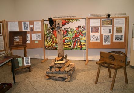 Museum der Stadt Marsberg Innenansicht, Ausstellung Hexenwahn