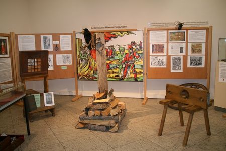 Museum der Stadt Marsberg Innenansicht, Ausstellung Hexenwahn
