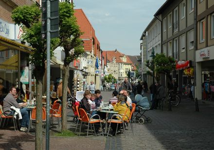 Fußgängerzone von Warburg