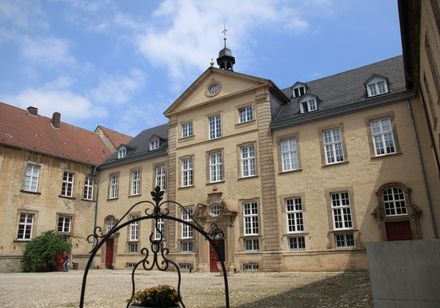 Gebäudekomplex von Kloster Dalheim nahe Lichtenau