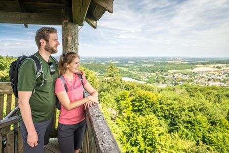 Aussicht vom Luisenturm bei Borgholzhausen