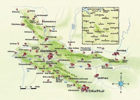 Illustration des Gebiets Natur- und Geopark TERRA.Vita