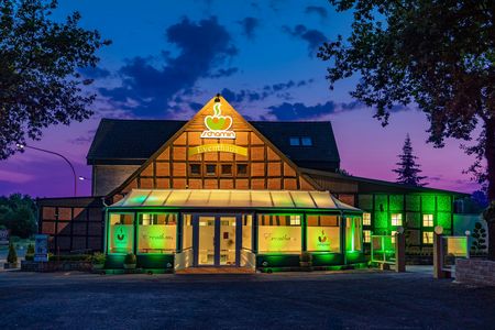 Außenansicht Eventhaus Schamin in Dissen