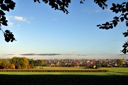 Blick auf Hilter am Teutoburger Wald