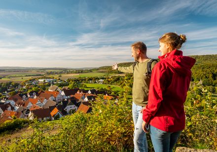 Ausblick vom Grafenblick über Schieder-Schwalenberg