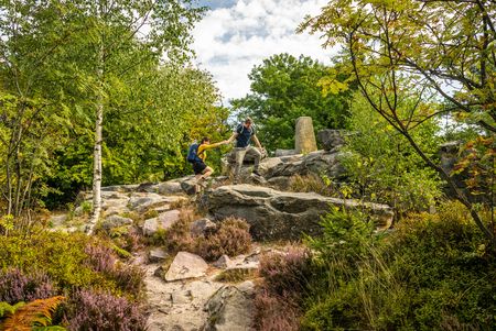 Wanderer am Lippischen Velmerstot