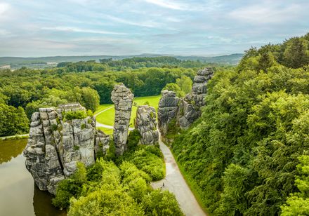 Blick über die Externsteine 