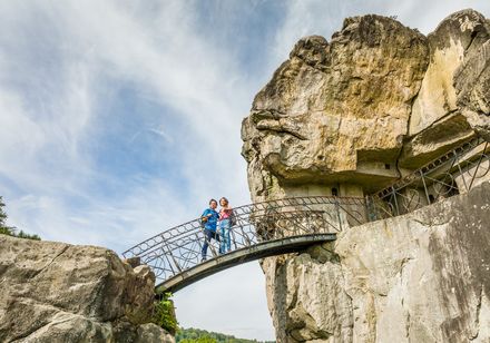 Brücke an den Externsteinen Horn-Bad Meinberg