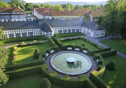 Gräflicher Park Health & Balance Resort in Bad Driburg Luftansicht, Foto: Gräflicher Park GmbH & Co. KG 