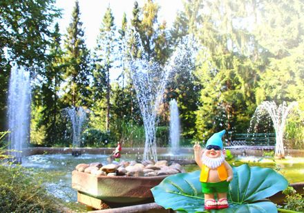 Wasserspiele im Freizeitpark Sommerrodelbahn Ibbenbüren