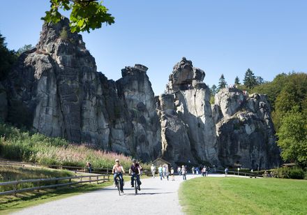 Römer-Lippe-Route, Externsteine - Foto: Stadtmarketing Horn-Bad Meinberg GmbH