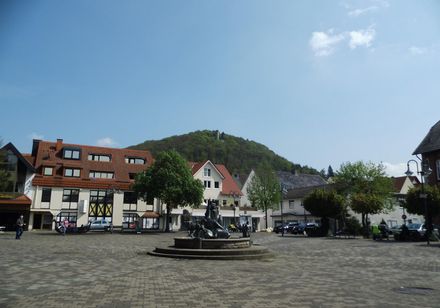 Brunnen in der Innenstadt von Marsberg