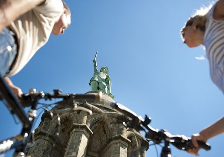 Hermannsdenkmal an der Römer-Lippe-Route