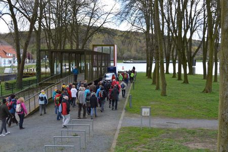 "Red Box" - Infopavillon am Nassen Dreieck in Hörstel