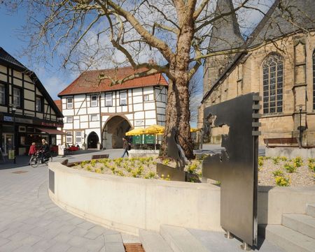 Friedensreiterdenkmal in der Lengericher Innenstadt